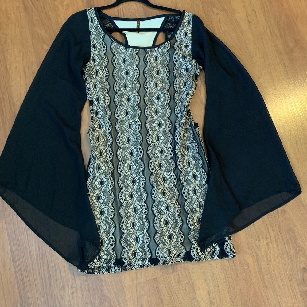 Flamingo mini event dress